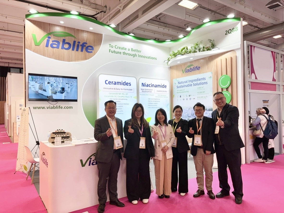 Viablife社、in-cosmetics Global 2026での展示会を成功裏に終える